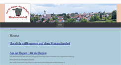 Desktop Screenshot of maximilianhof.de