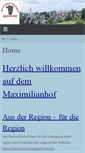 Mobile Screenshot of maximilianhof.de