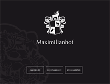 Tablet Screenshot of maximilianhof.at